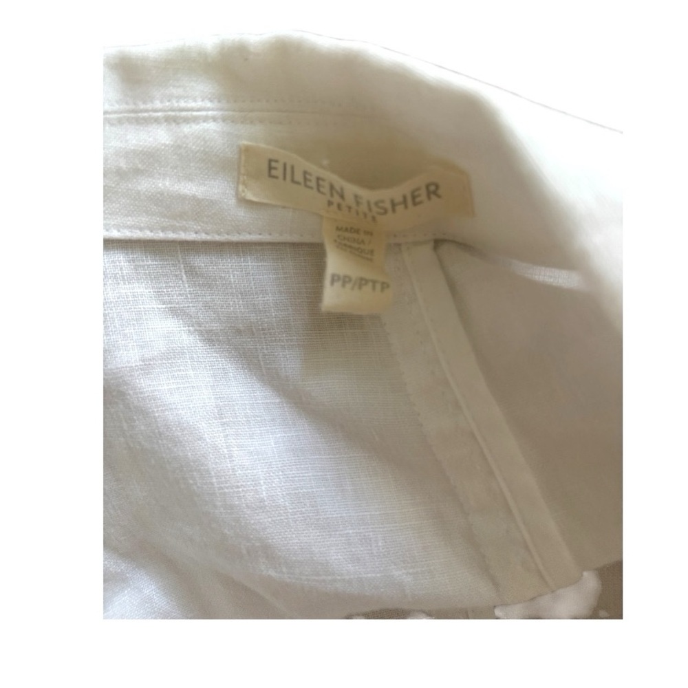 Eileen Fisher Organic Linen Blazer - Picture 5 of 6